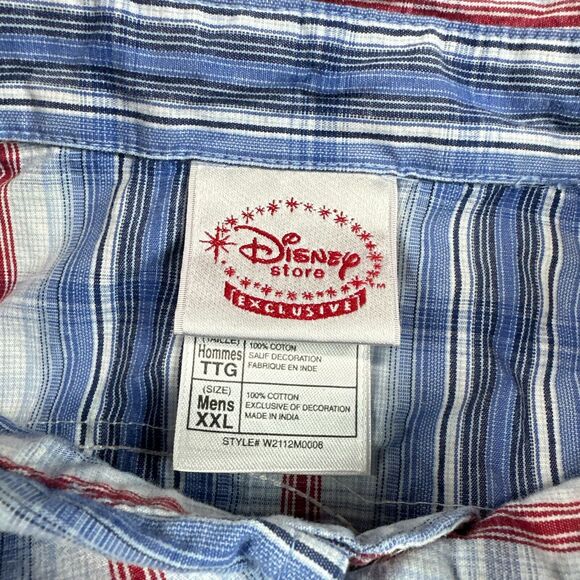 Disney Store Exclusive Shirt XXL Western Large Mickey Mouse Graphic Pearl Snap - Picture 2 of 9